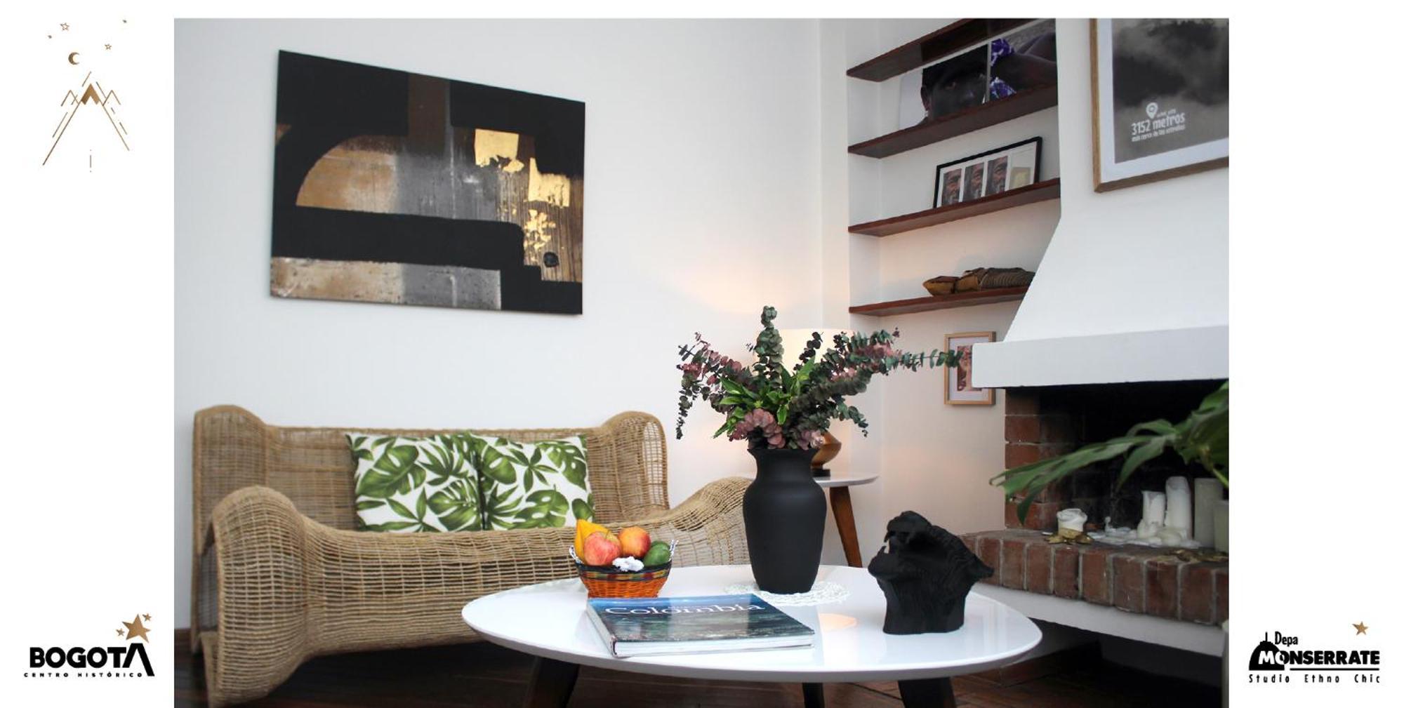Depa Monserrate - Charming Historic Nest With Breathtaking Mountain Views - Apartaestudio 波哥大 外观 照片