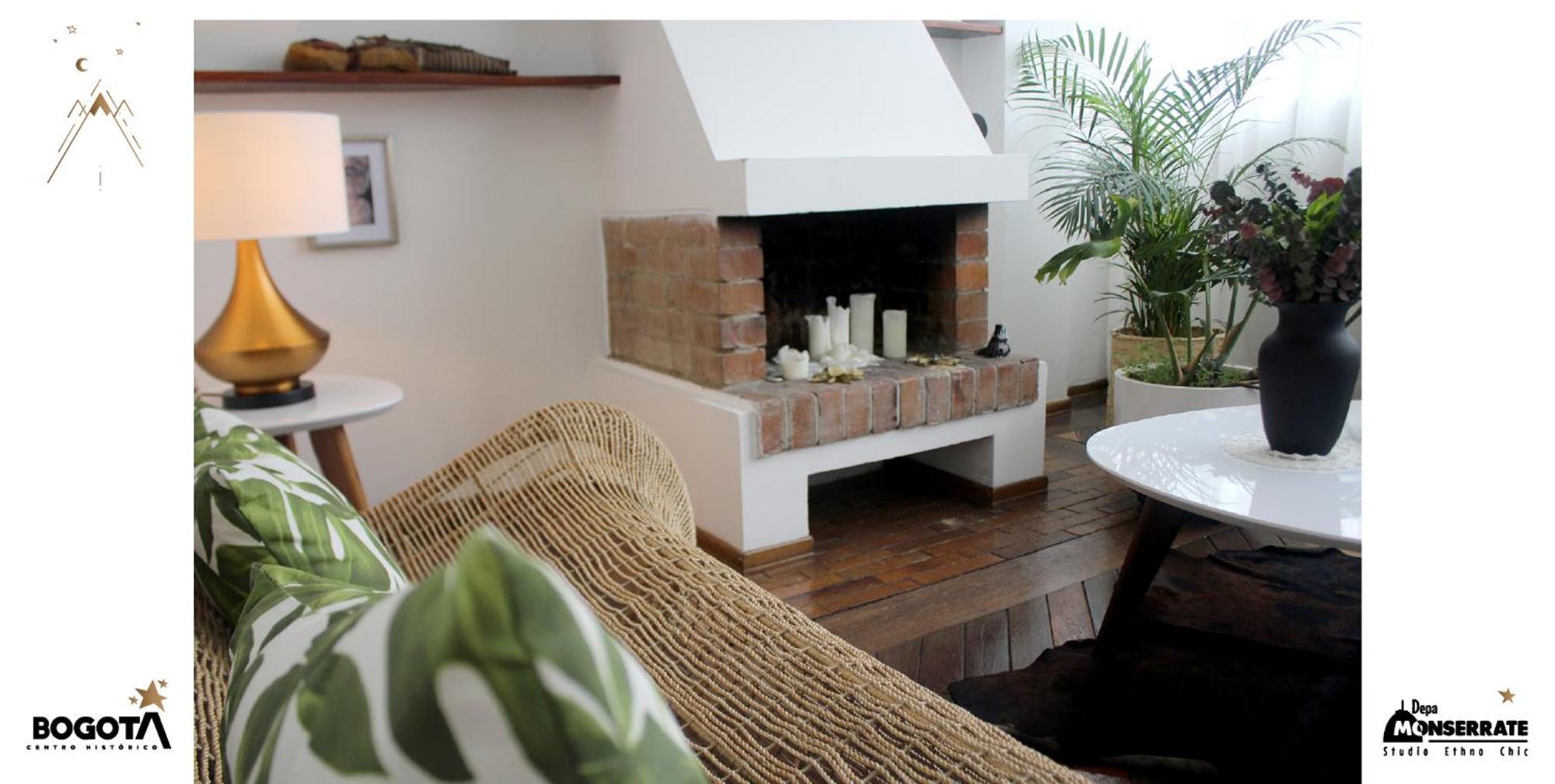 Depa Monserrate - Charming Historic Nest With Breathtaking Mountain Views - Apartaestudio 波哥大 外观 照片